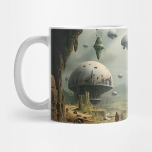 Contact with Alien Civilization Bruegel Style Mug